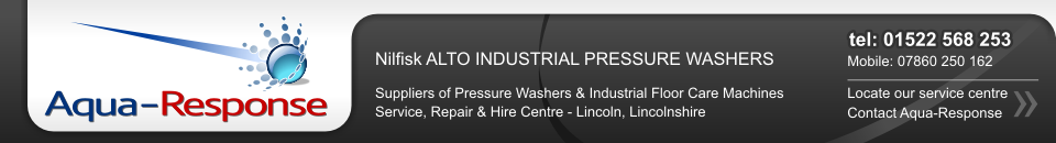 Industrial Pressure Washer Servicing, Repair and Hire